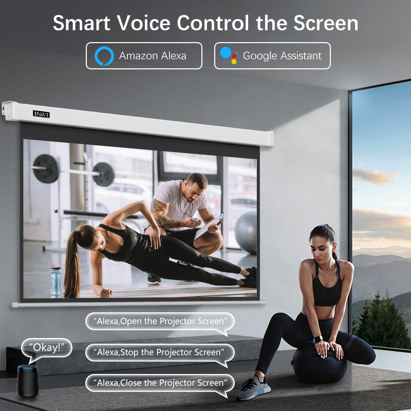 Projector Crystal Screen Buy In&vi 100 Inch Motorized Projector Screen 16:9 8k Grey Crystal Long ...