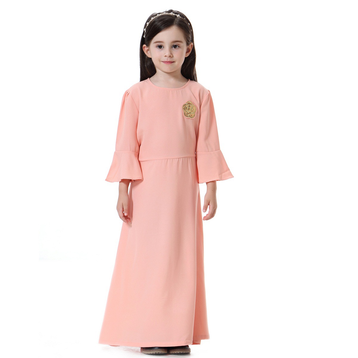 long sleeve rose dress Pink Ruffle Lace Up Back Long Sleeve Mini Dress