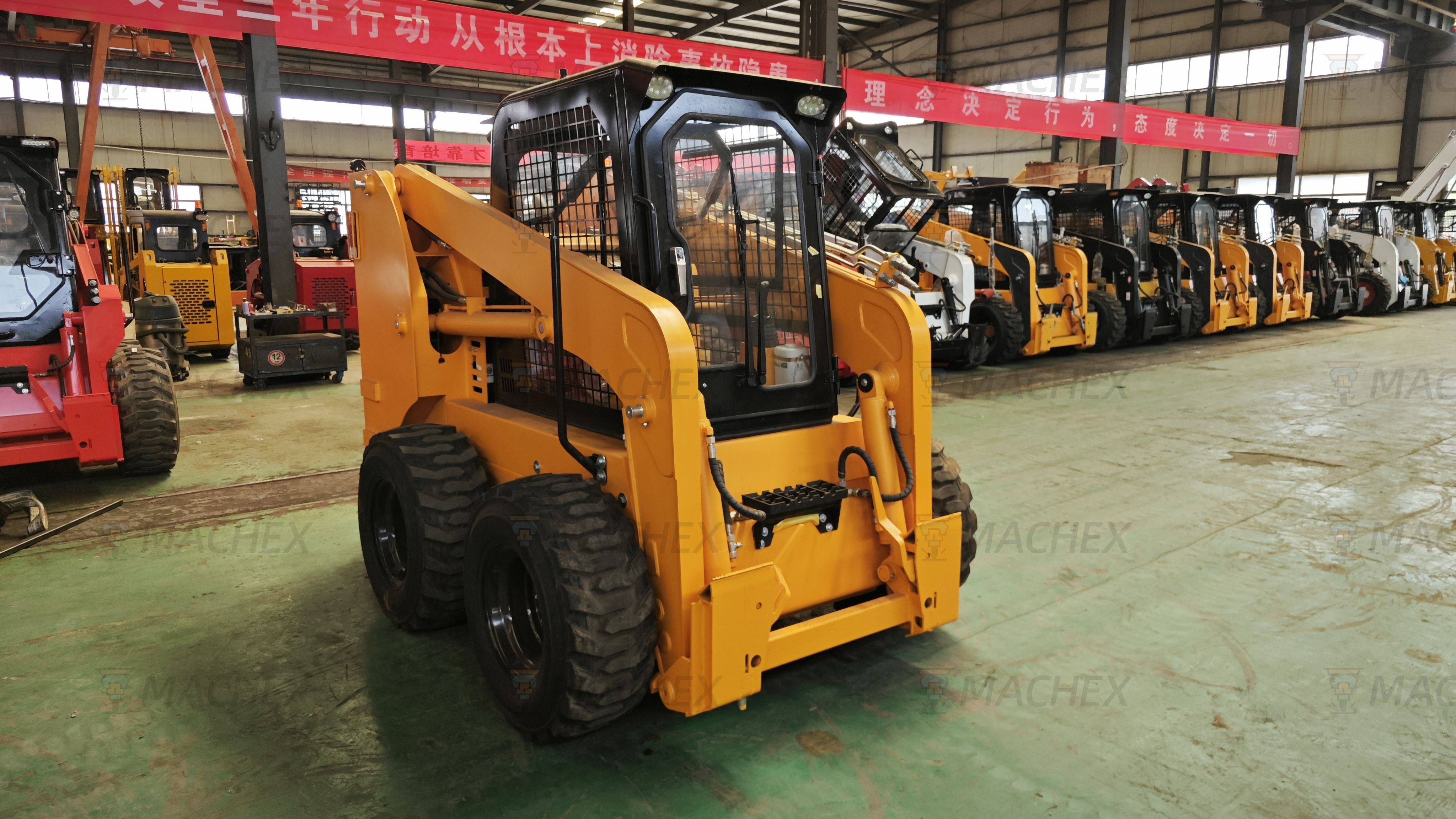 Buy Jc100 Skid Steer Loader With Attachments Angle Broom from Shandong ...