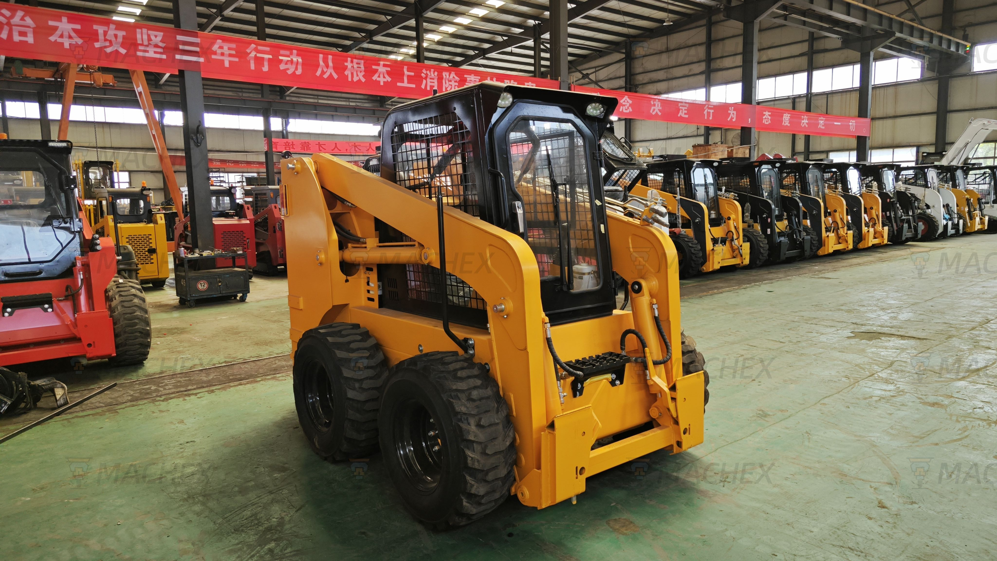 Buy Jc100 Skid Steer Loader With Attachments Angle Broom from Shandong ...