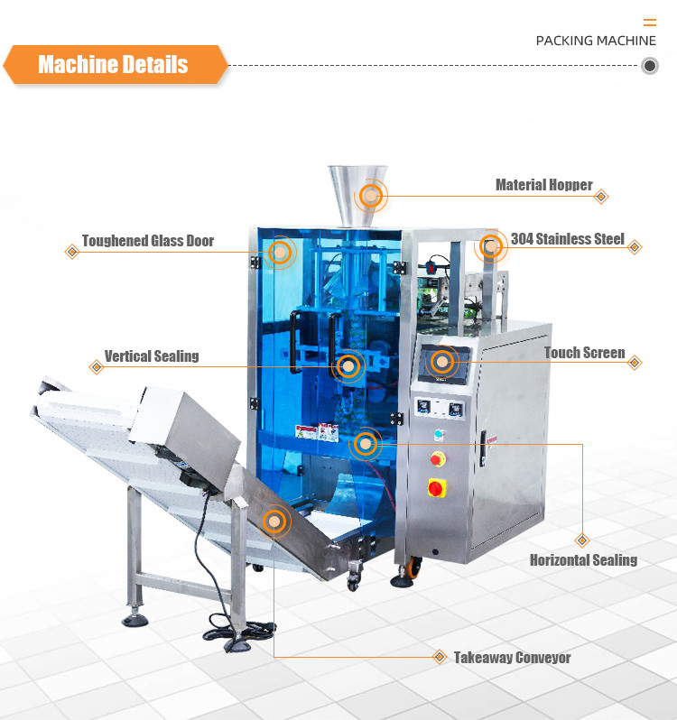 Buy Jcl Automatic Vertical Frozen Food Packing Machine 1kg Bag Potato ...