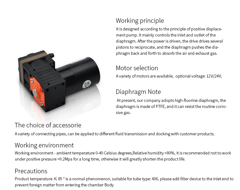Buy Kamoer Kzp Micro Negative Pressure Suction Pump Epdm Diaphragm ...