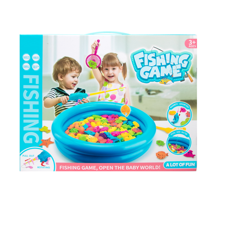 Buy Kids Interesting Fishing Game Sets Table Game Toy Inflatable