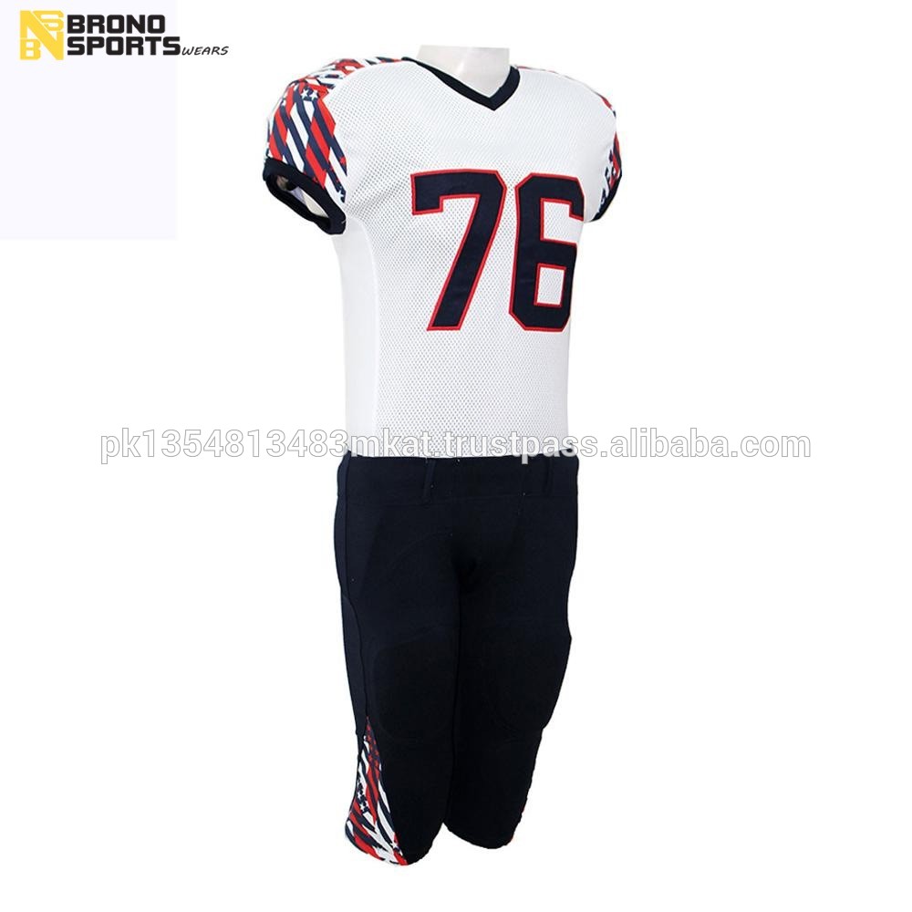 Source Best price team American football uniform jersey sublimation blank  american football set with tackle twill logo football jersey on  m.