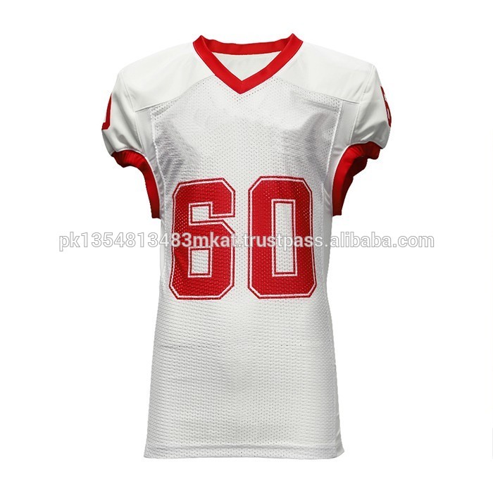 Buy Latest Quality Heavy Mesh Sublimated Blank American Football Jersey  Shirt Uniform American Polyester Dazzle/lycra Adult from BRONO SPORTS,  China