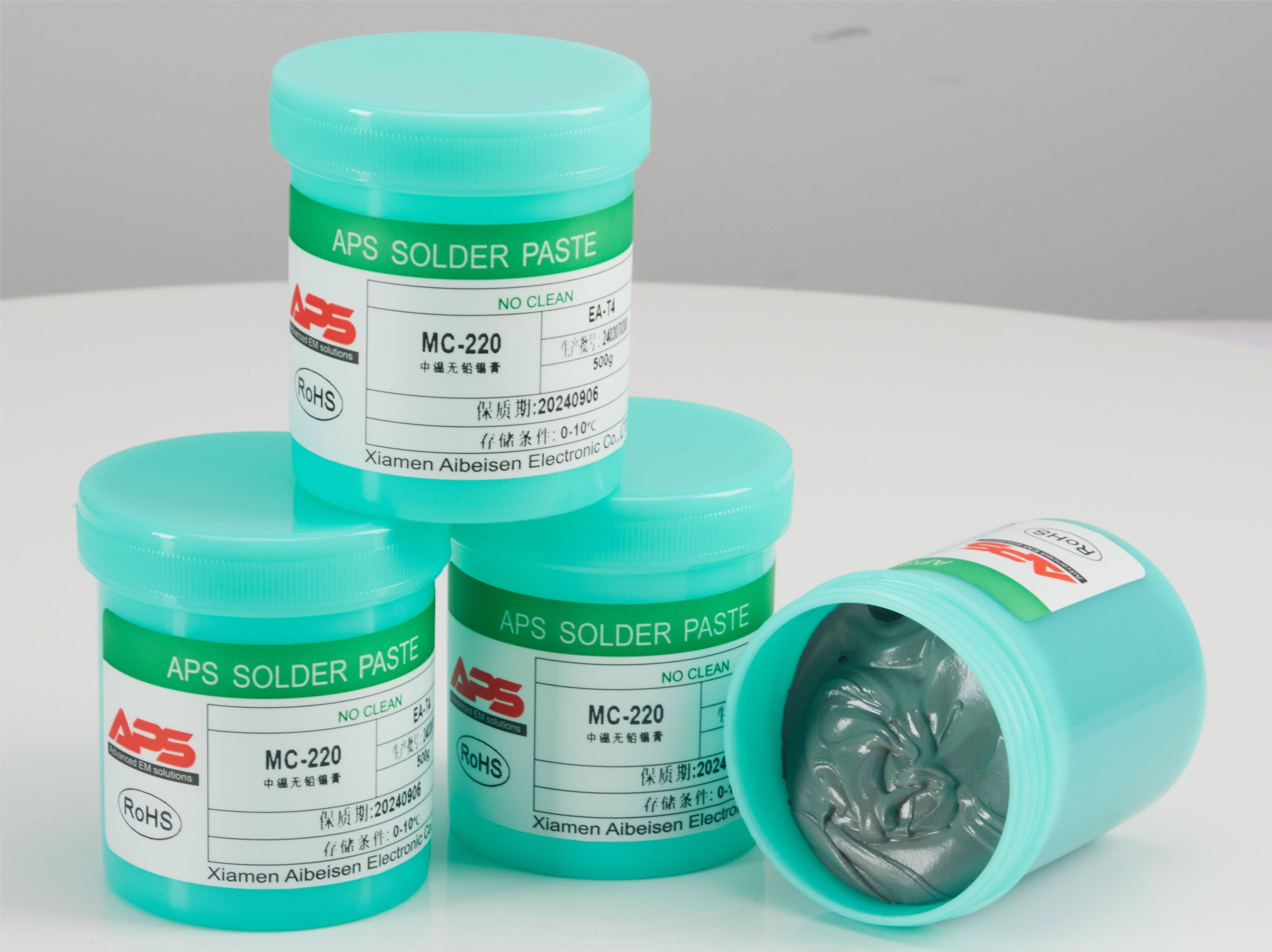 Buy Lead-free Solder Paste Sn82.5bi17cu0.5 Medium Temperature No-clean ...
