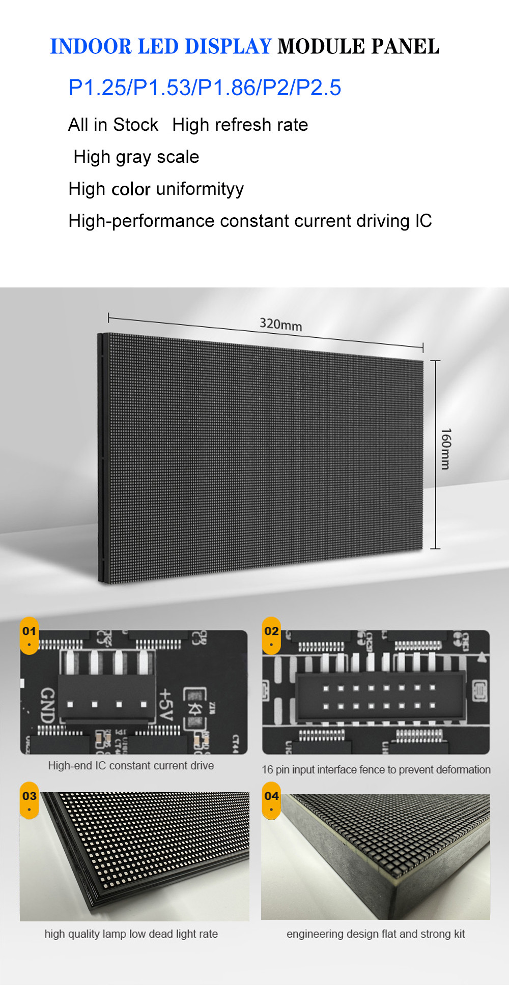 Buy Led Display Panel Led Module Digital Signage And Displays Led Video ...