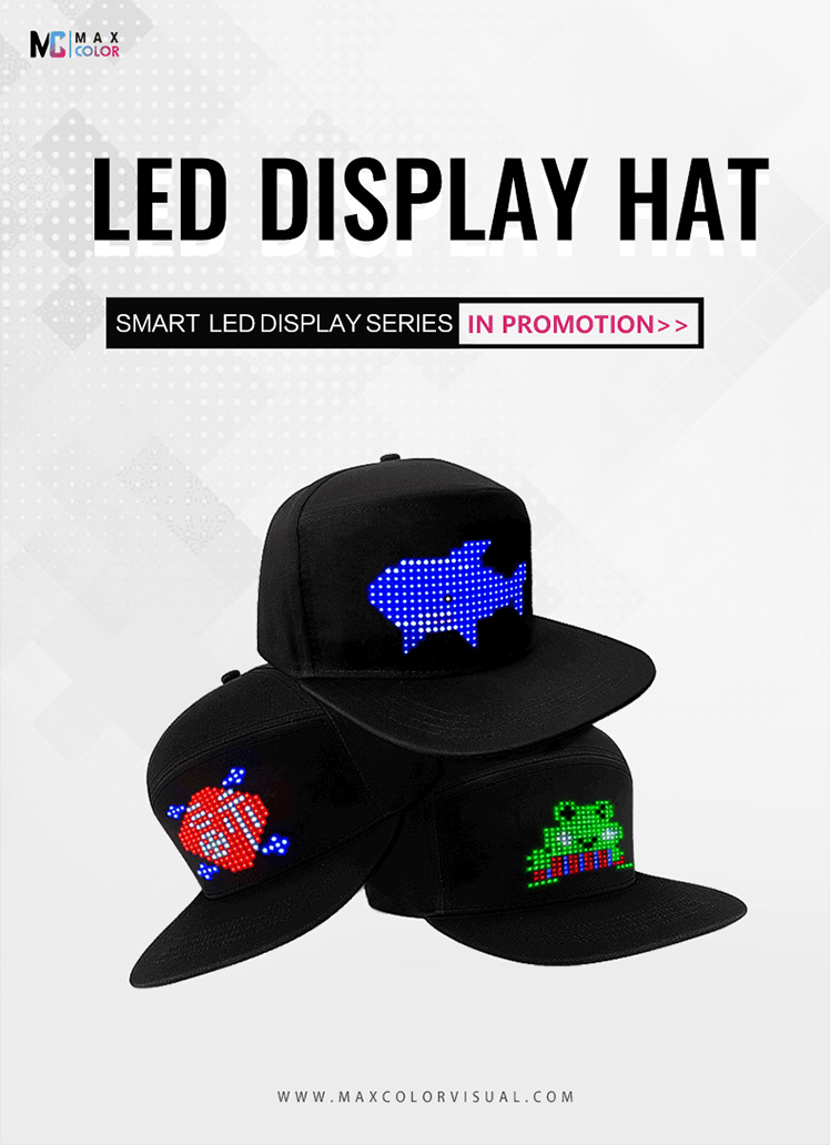 Buy Led Hat Wireless Smart Phone App Programmable Usb Charging ...