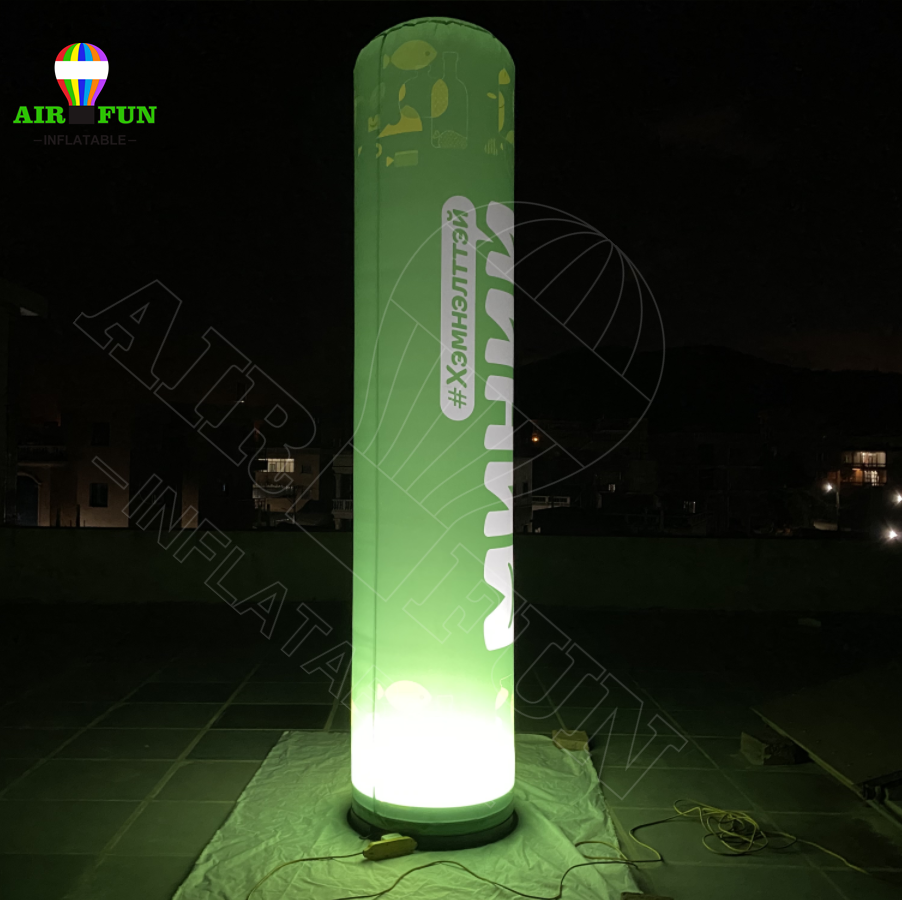 Buy Led Lighting Column Balloon Advertising Inflatable Tube Outdoor ...