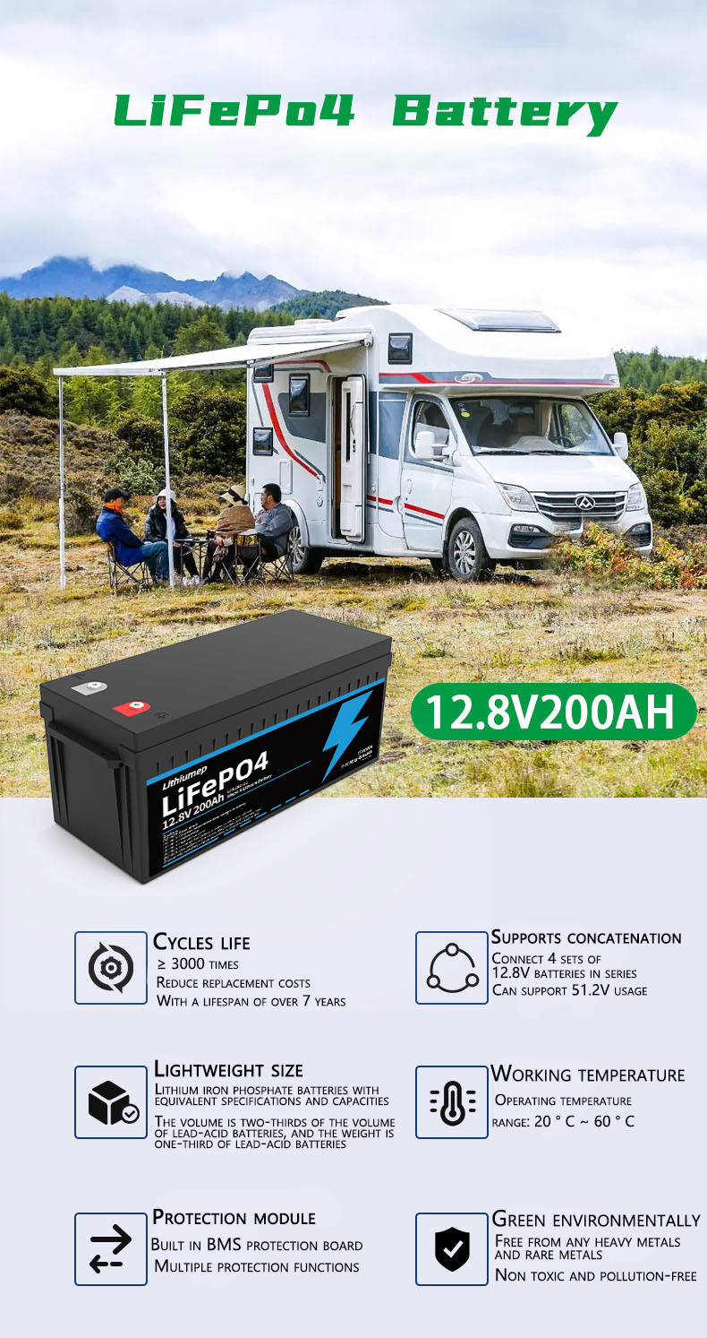 Buy Lithium Ion Batteries 12v 200ah Solar Battery Lifepo4 Prismatic ...