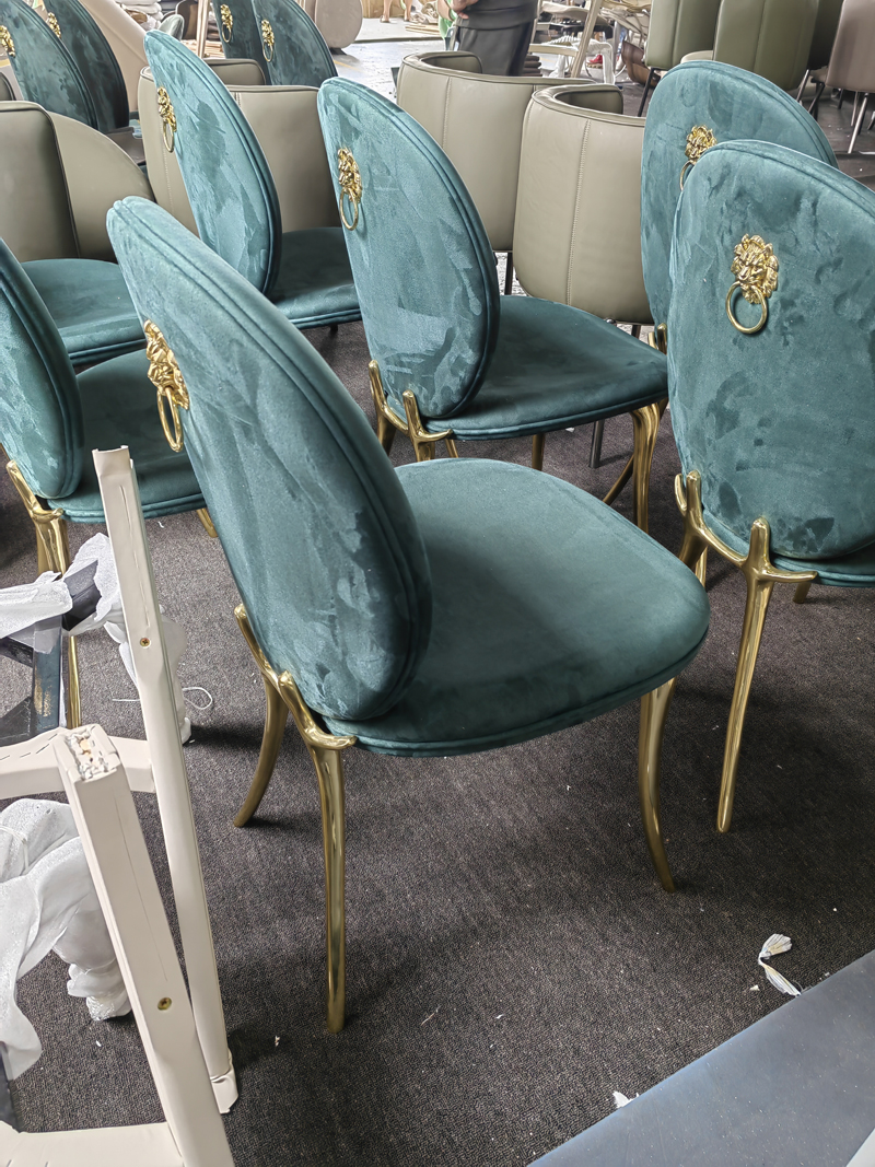 Chair Dining Inox Color Buy Luxury Copper Hight Glossy Shine Color Chair Metal Chair For Dining ...