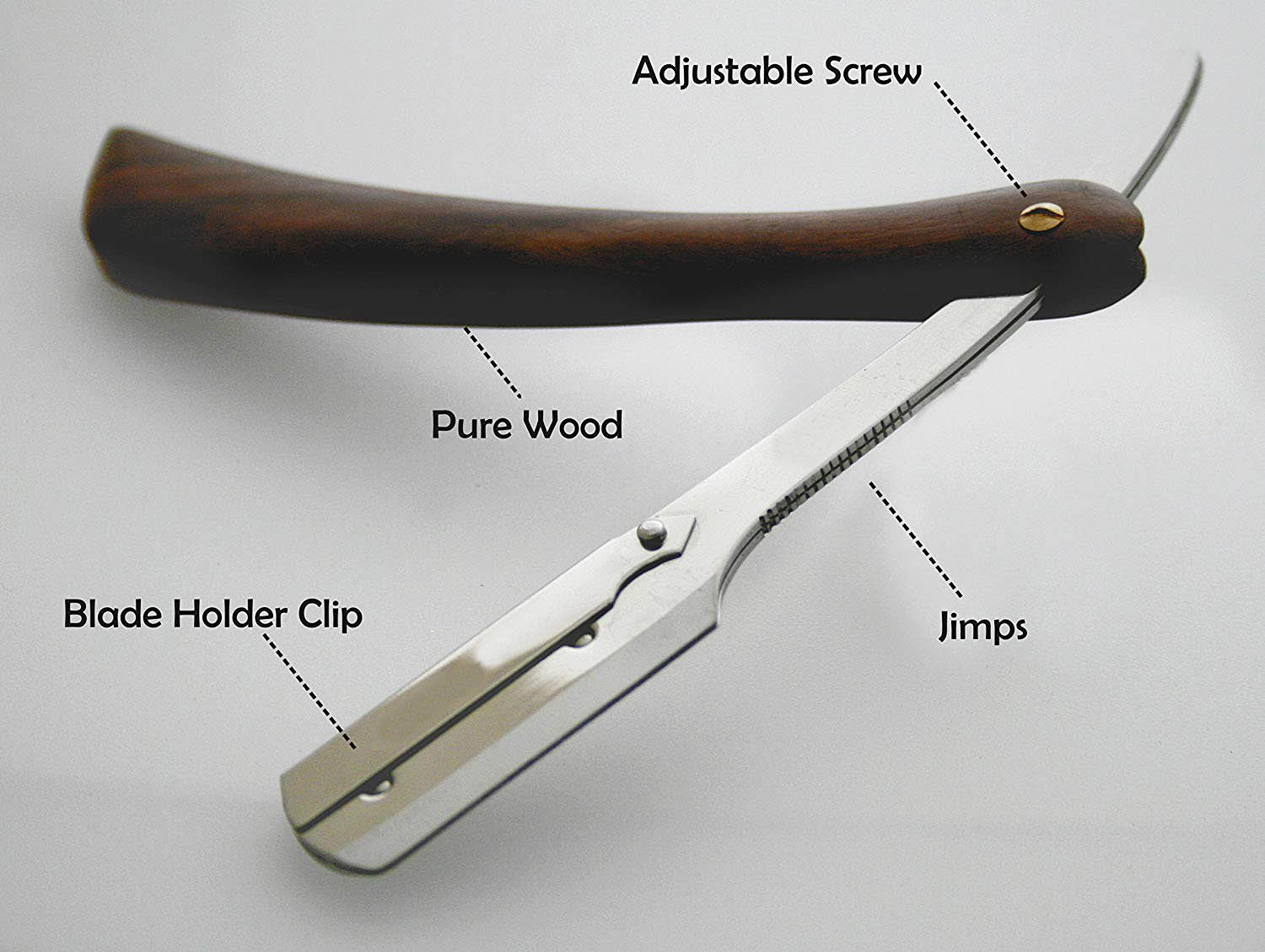 Buy Mens Black Shaver/barber Style Cut Throat Razor from Farhan ...