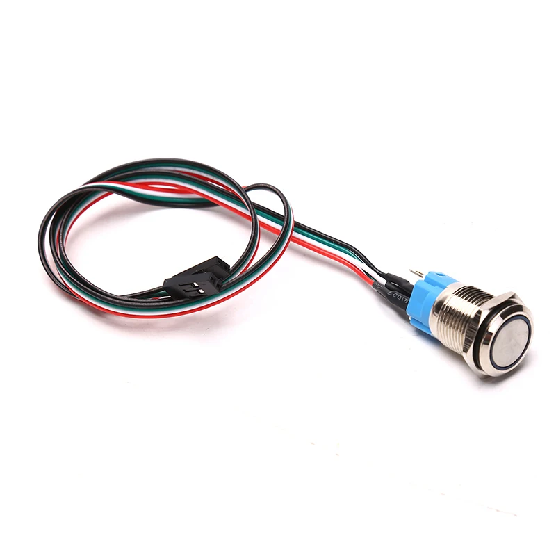 Buy Metal Button Switch Wire For Pc Host Start Power Sw Button Switch ...
