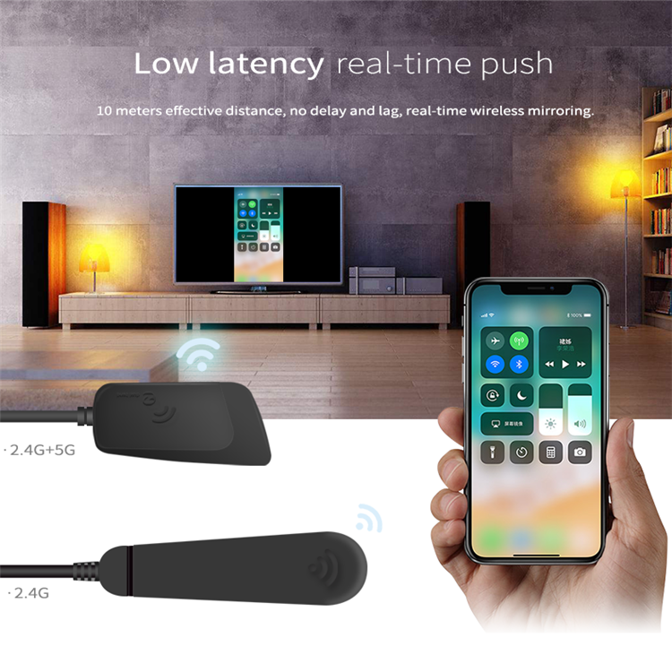 Buy Mirascreen Wireless Display Adapter Easy Sharing Tv Dongle 2.4g 5g ...