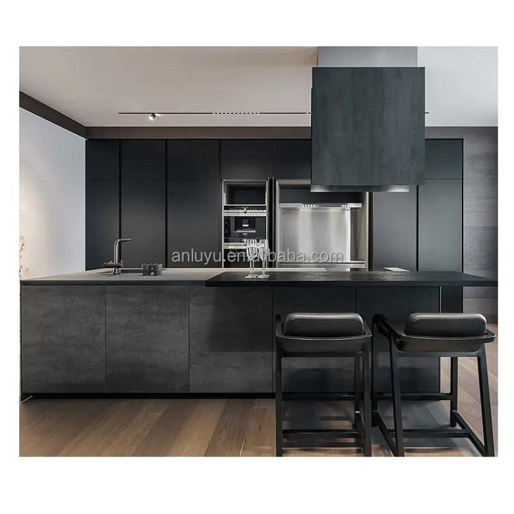 Buy Modern Design Solid Wood Kitchen Cabinet Sets Wall Hanging Other ...