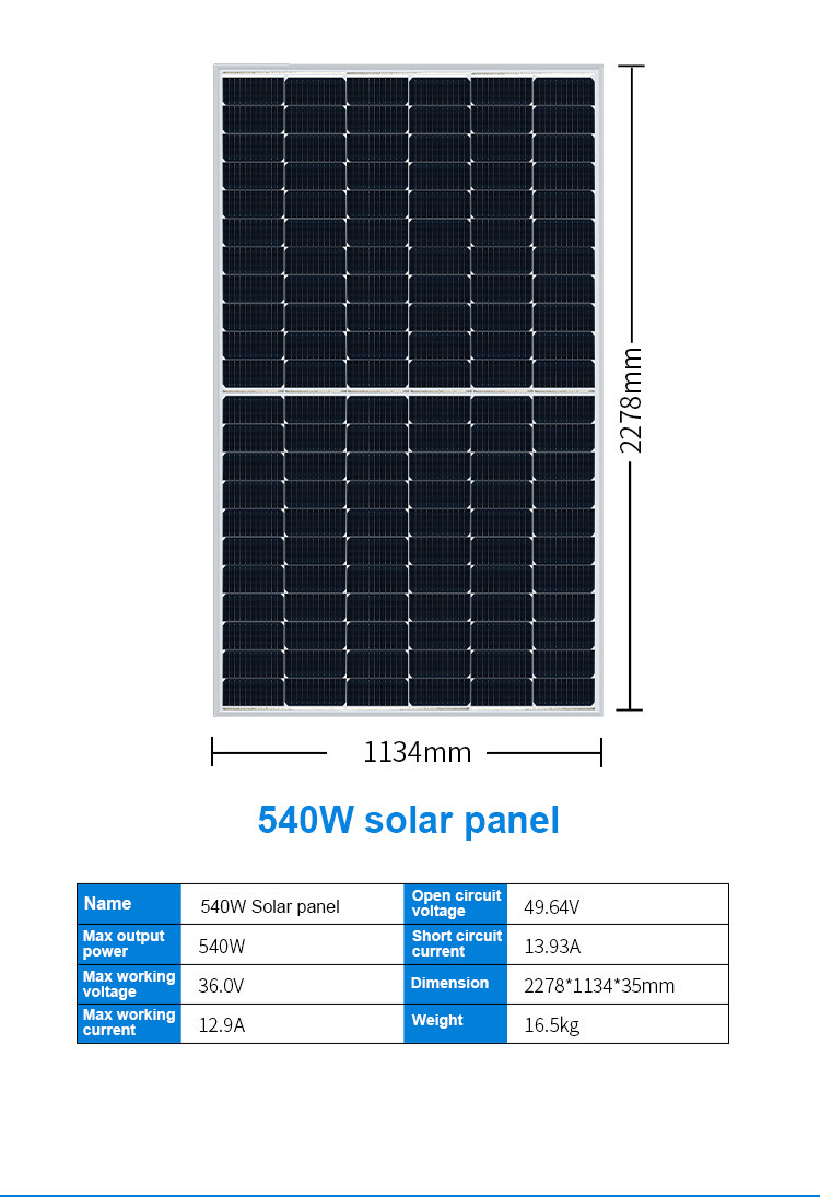 Buy Mono Solar Panel Home Use Solar Panels 550w Solar Panels For Sale ...