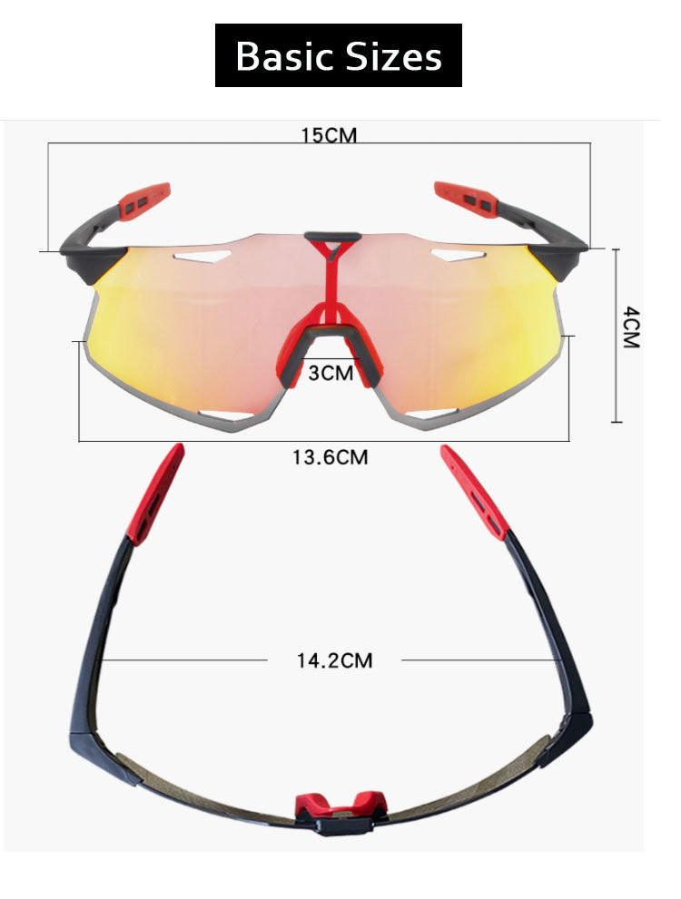 Sports OEM Outdoor Ploarized Sports Sunglasses Set Eyewear Cycling