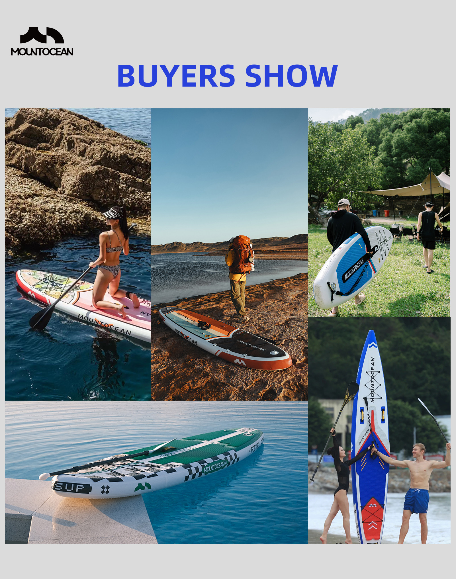 Isup Mount Buy Mountocean 2024 Custom-made Inflatable Isup Board Stand-up ...