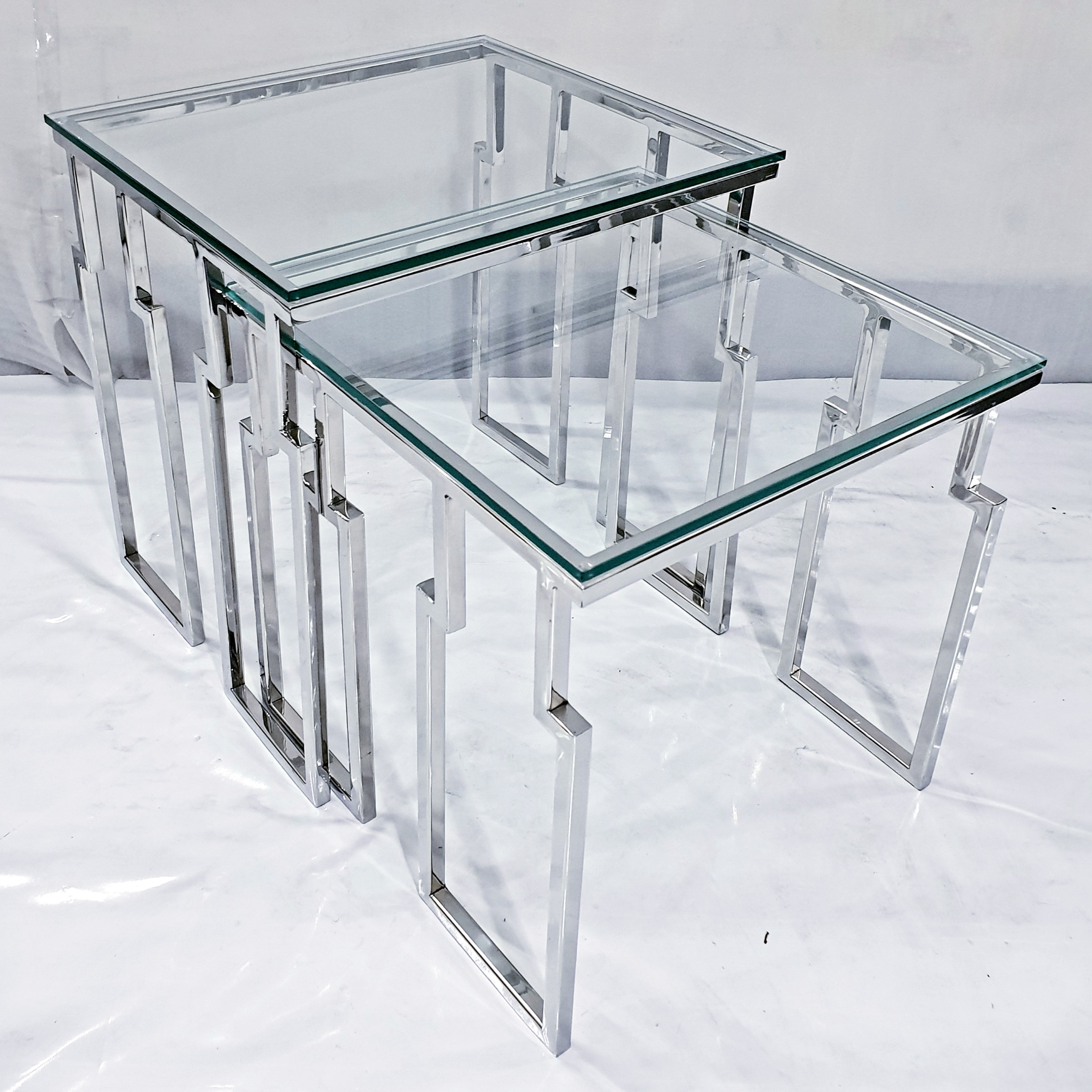 Multi Level End Table Buy Multi Purpose High Quality Gold Pvd Nested Side Table Also Used As ...