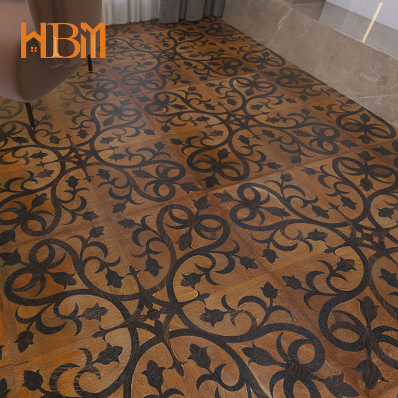 Stunning Laminate Flooring With Tile Inlays image