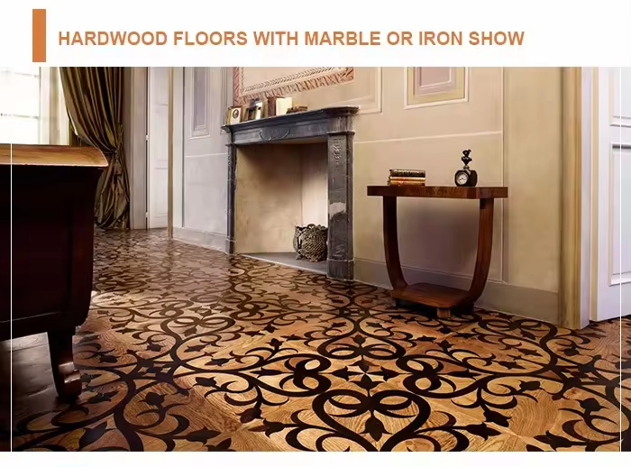 Buy Multilayered Laminate Wood Floor Tiles Marquetry Solid Wood Inlay ...