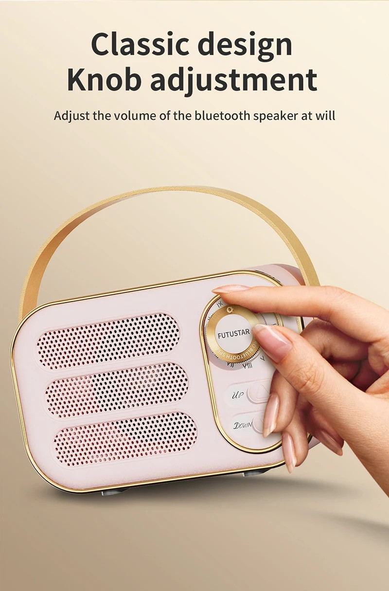 Buy New Design Portable Retro Bt Speaker Tf Card U Disk Wireless ...