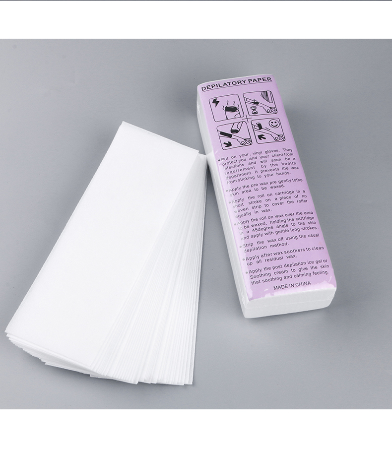 China product depilatory wax paper strip for beauty salon OEM wax