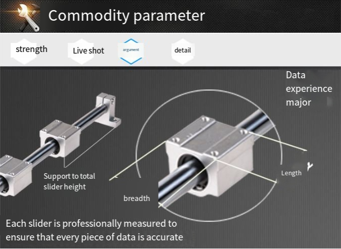 Axis Guide Buy Optical Axis Guide Rail Heavy Sliding Linear Bearing Precision ...