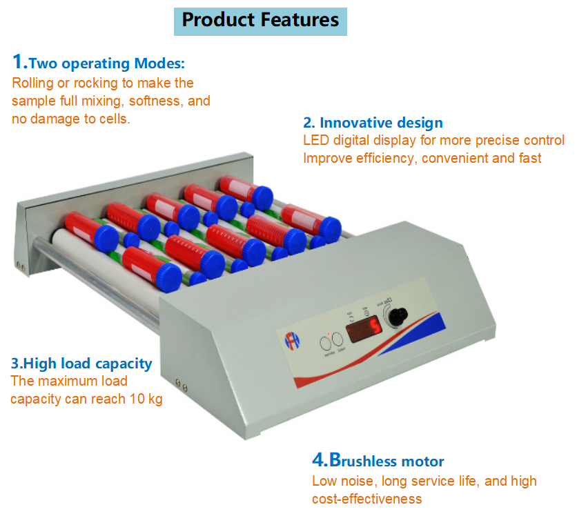 Sample Roller Buy Optical Lab Equipment Htr-10d Digital Blood Sample Mixer Tube ...