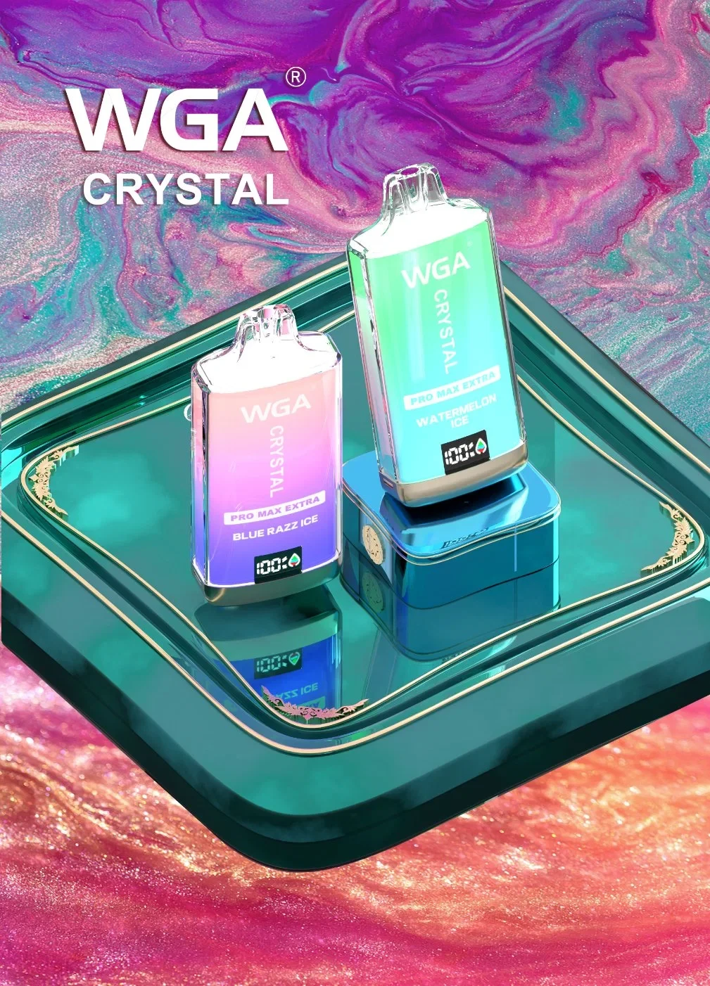 Buy Original Crown Bar 8000 15000 Puffs Wga 15k With Display Screen 5% 20  Flavors In Stock Al Jnr Tornado Electronic Cigarette from Dongguan Baoboluo  International Trade Co., Ltd., China | Tradewheel.com