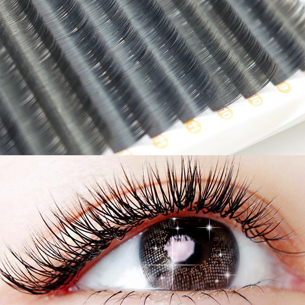 Split Lashes Buy Own Brand Handmade Korean Matte 0.15 0.20 Flat Lashes Flat Split ...