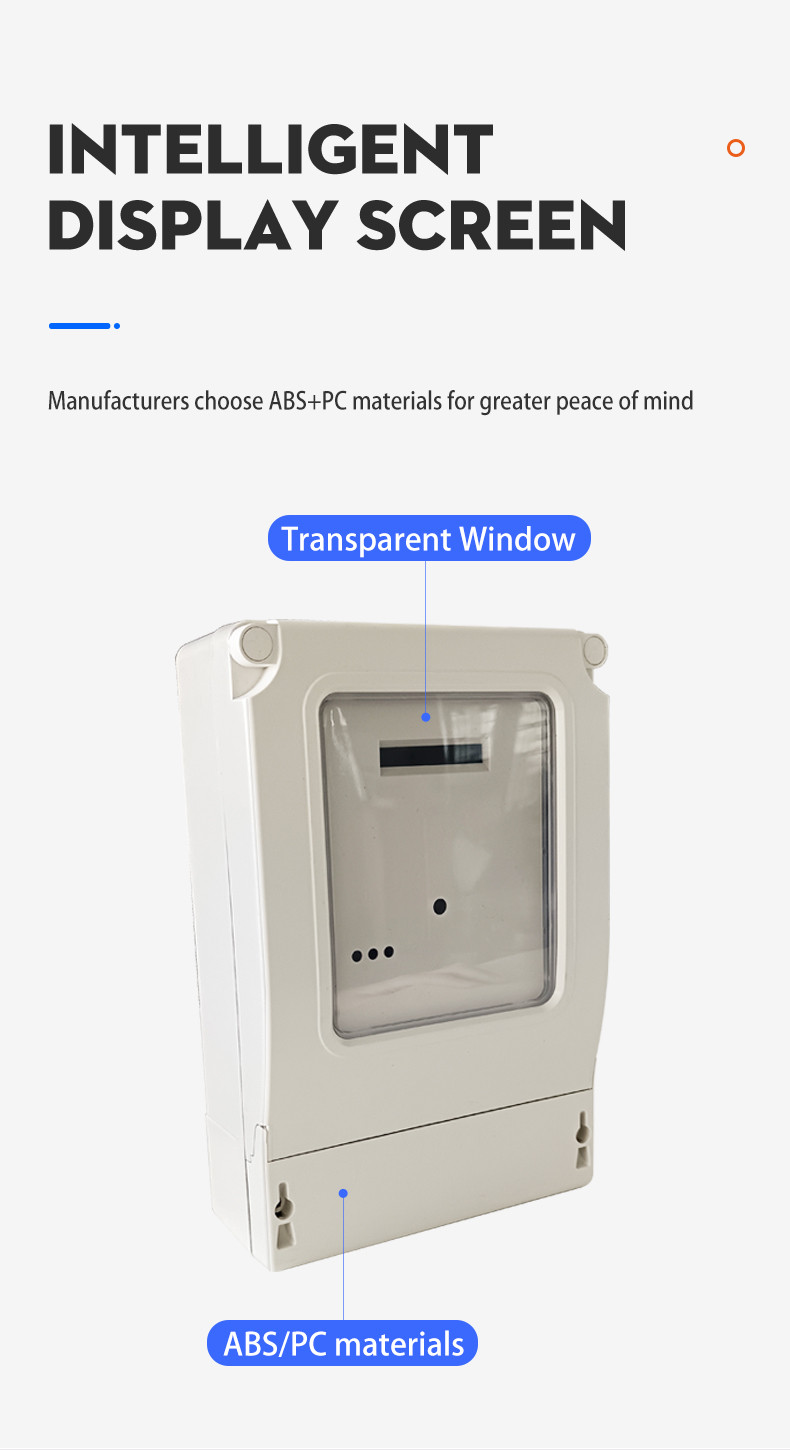 Meter Casing Buy Plastic Enclosure Box Electric Energy Meter Shell Ic Card Three ...