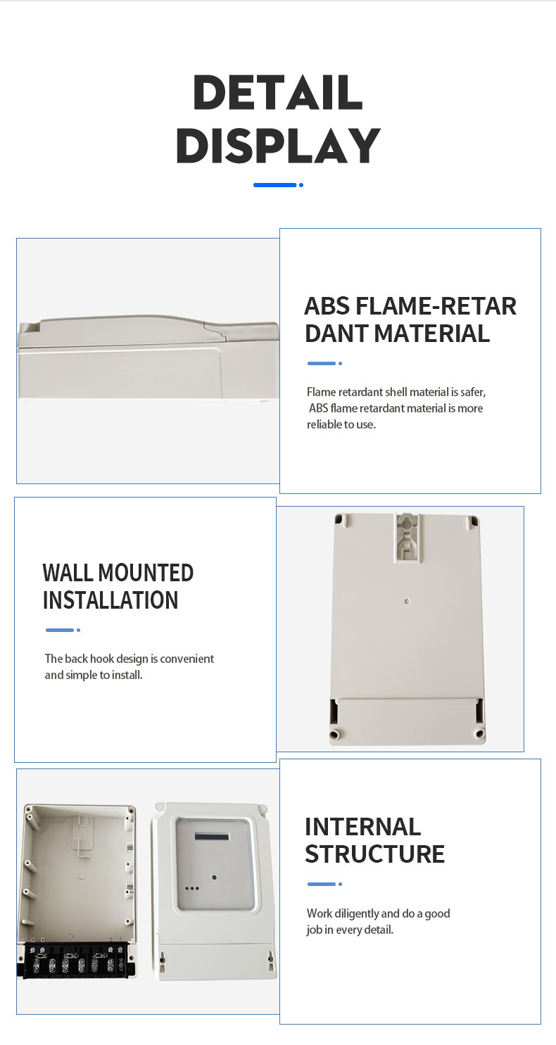 Meter Casing Buy Plastic Enclosure Box Electric Energy Meter Shell Ic Card Three ...