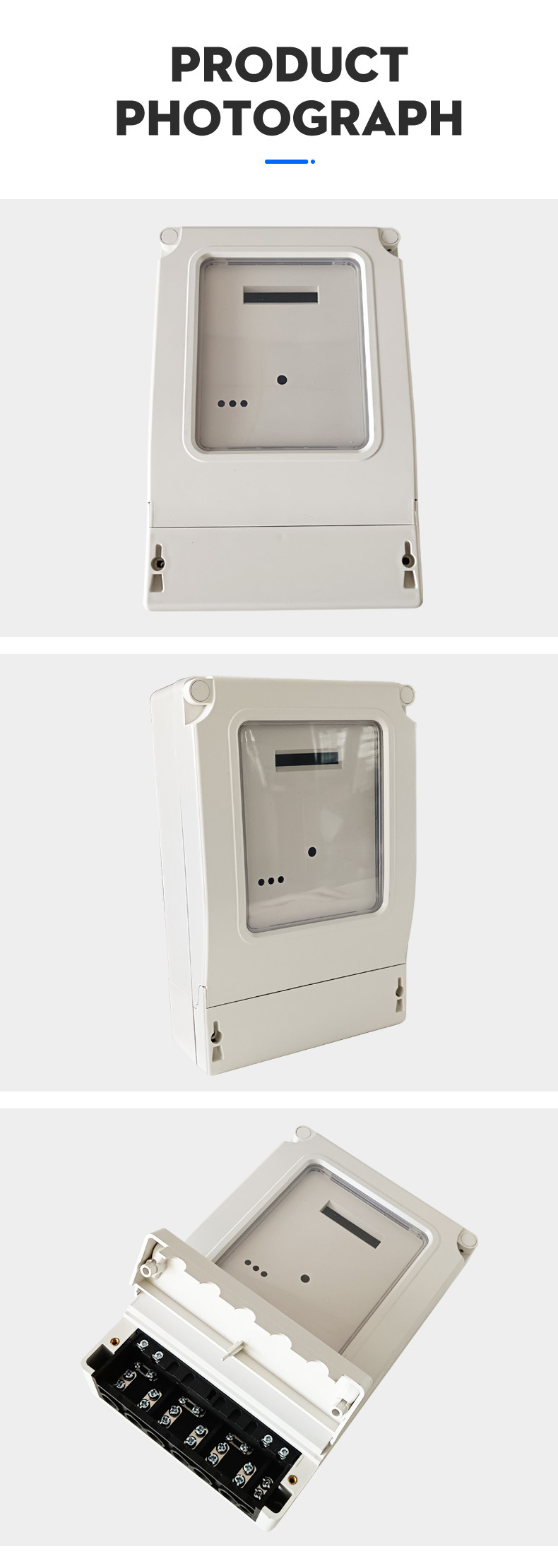 Meter Casing Buy Plastic Enclosure Box Electric Energy Meter Shell Ic Card Three ...