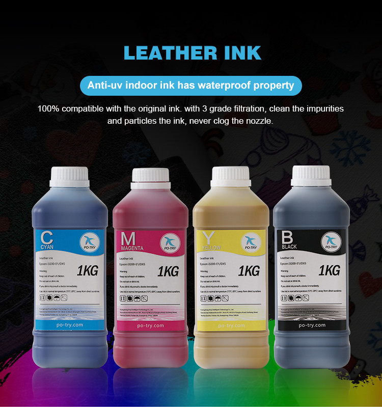 Try Ink Buy Po-try High Quality 1l I3200 4720 Printhead Leather Printer Ink ...