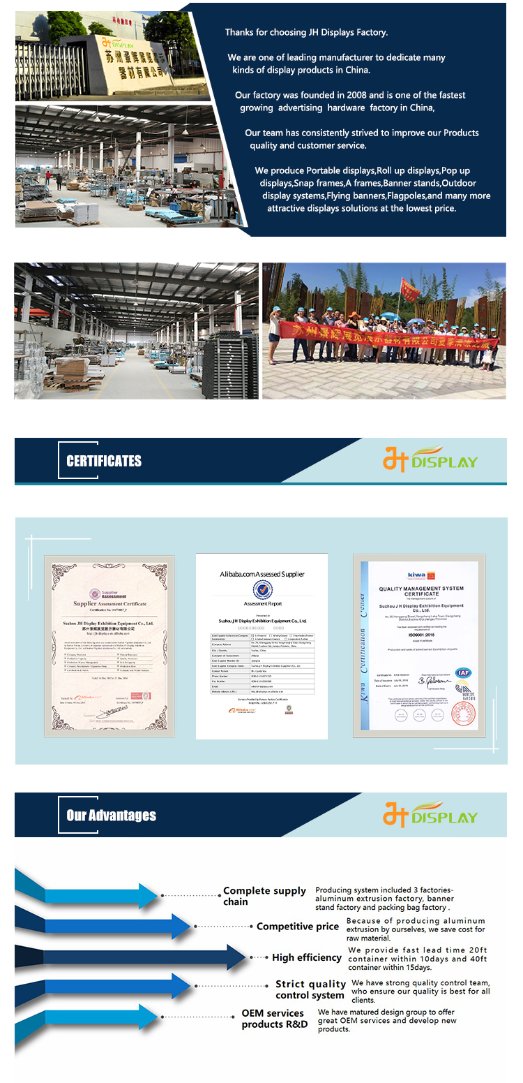 Buy Portable Exhibition Fabric Trade Show Promotion Table Counter from