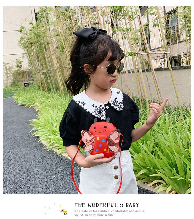 Lovely Baby Girls Mini Messenger Bag Cute Cartoon Kids Baby Small Coin  Purses Children Handbags Shoulder Bags 