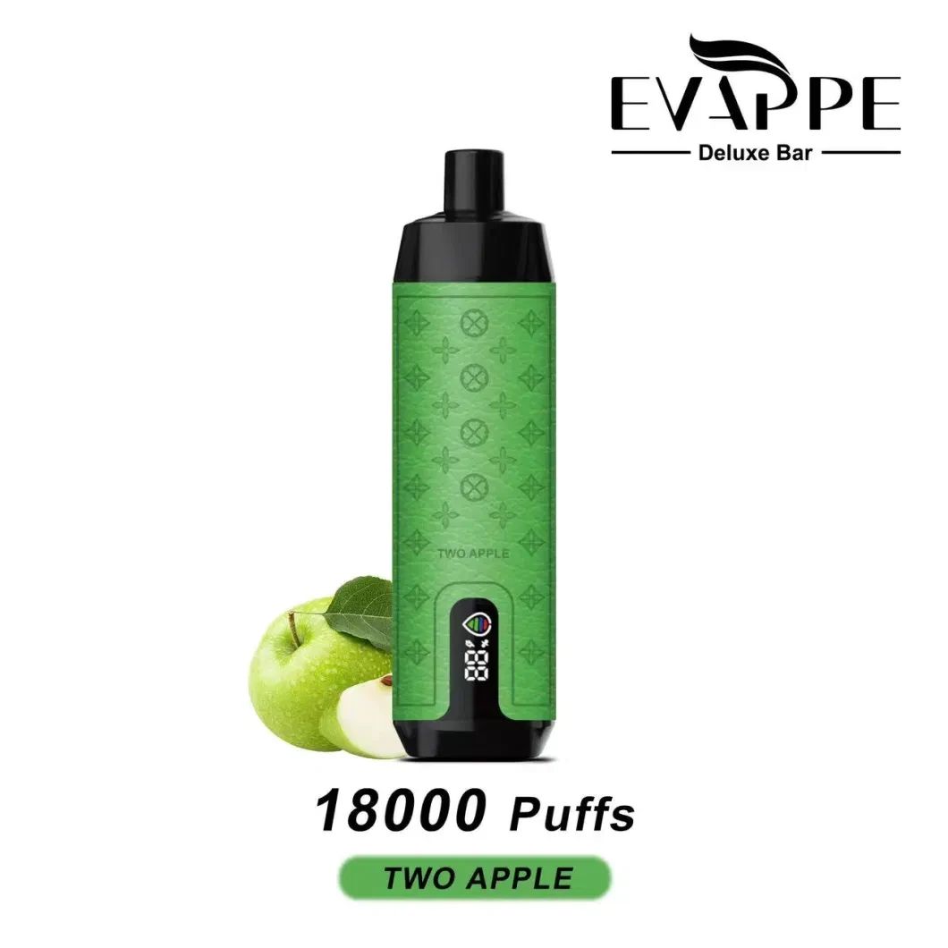 Buy Puff Distributors Wholesale Disposable Vape Evappe Deluxe Crown Bar 18k  Puffs With Display Screen Fakher from Dongguan Baoboluo International Trade  Co., Ltd., China