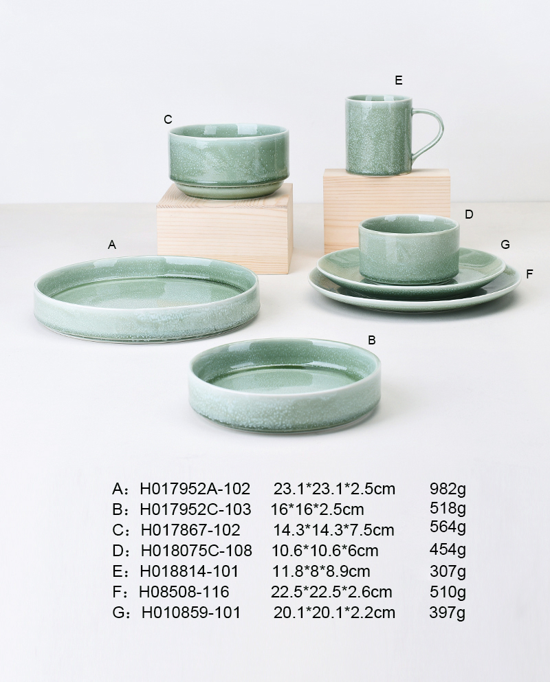 Buy Wholesale China Ceramic Dinnerware Sets Wholesale Color Glaze Pattern Plates  Luxury Dinner Set Home Decor & Ceramic Dinnerware Sets at USD 4.57