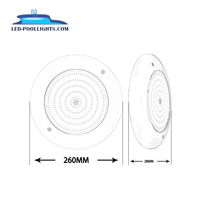 Buy Resisn Filled Wall Mounted Swimming Pool Led Light 35w 12v Ip68 ...