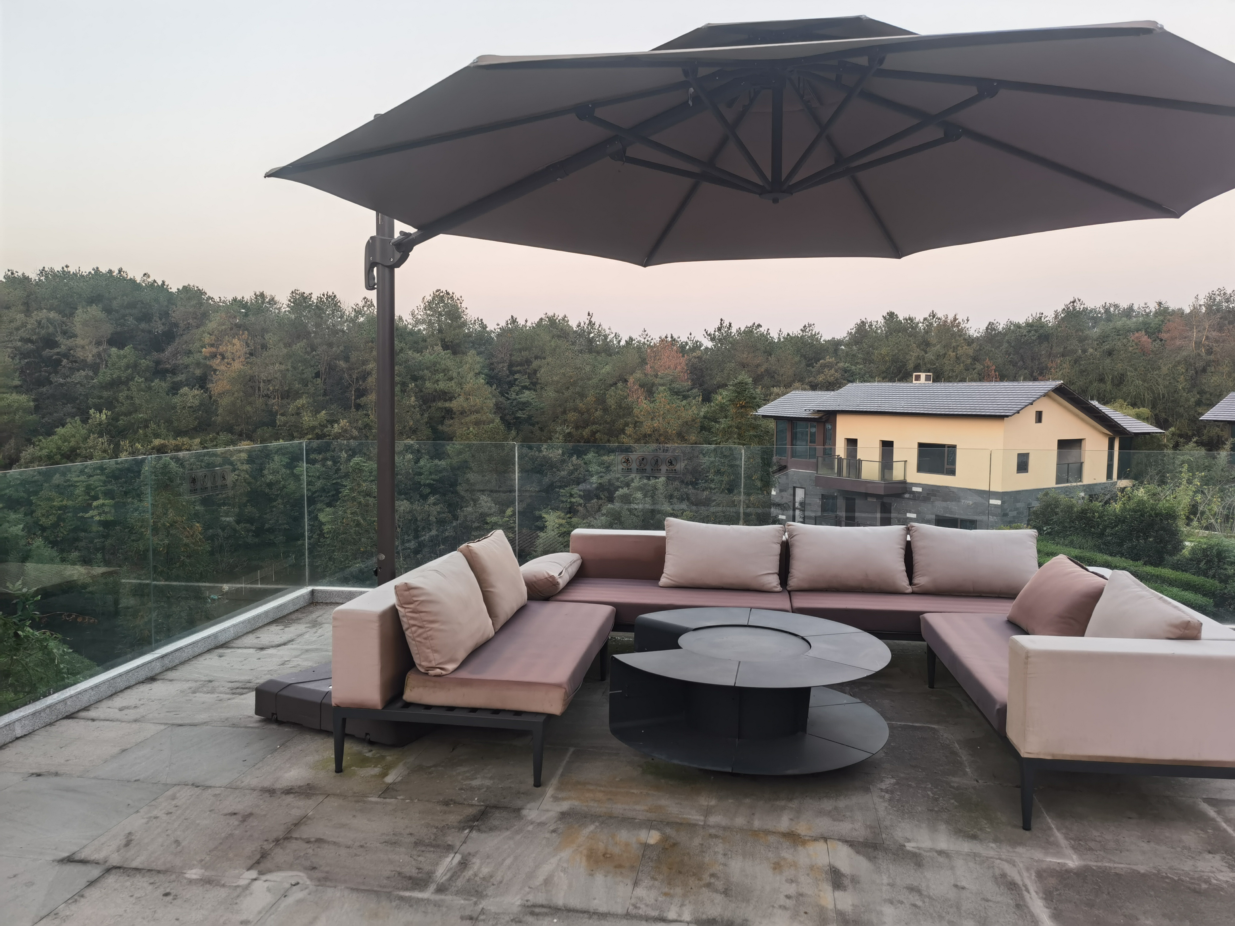 Buy Rg140 Invisible Frame Railing Glass Deck Railing Outdoor Tempered ...