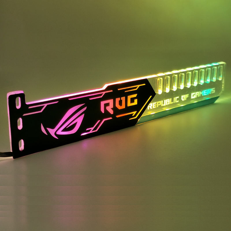 Buy Rgb Gaming Decorative Pc Desktop Computer Accessories 25cm Gpu ...