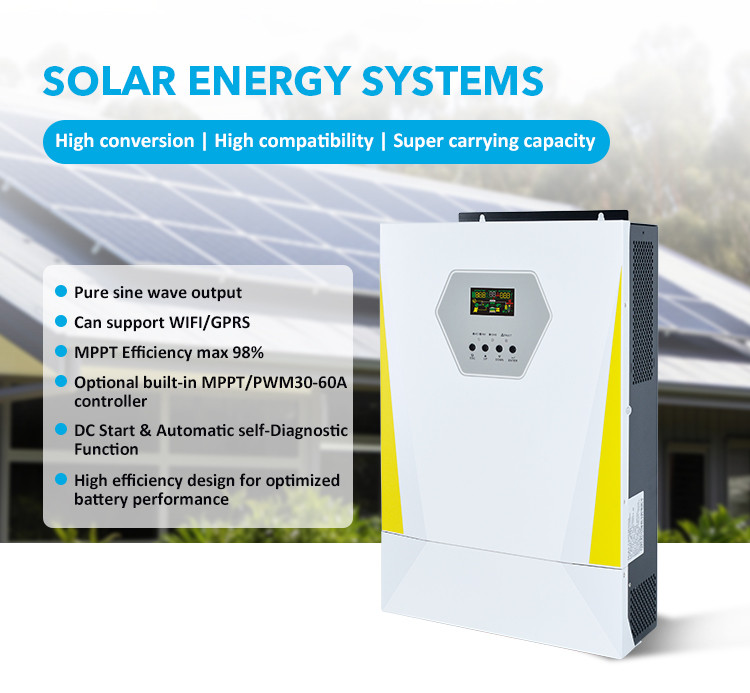 Buy Rushan Good Quality Hybrid Inverter Off Grid 1kw 2kw 3kw 5kw 10kw ...