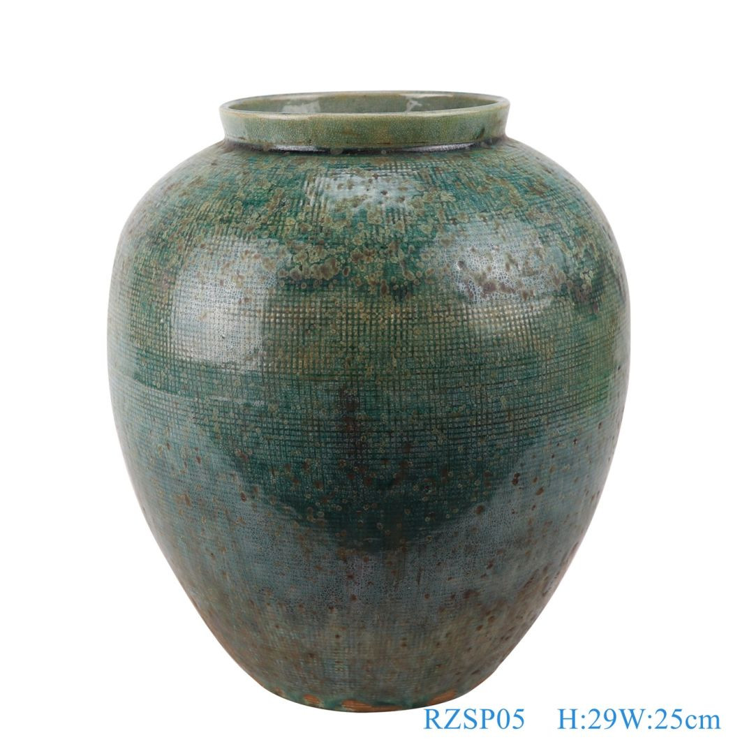 Buy Rzsp01/02/03/04/05/06 Jingdezhen Archaize Flamded Glazed Green ...