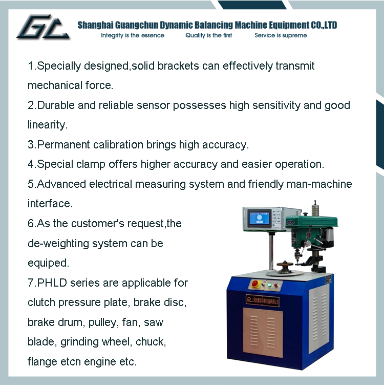 Buy Single Plane Vertical Dynamic Balancing Machine For Flywheel from ...
