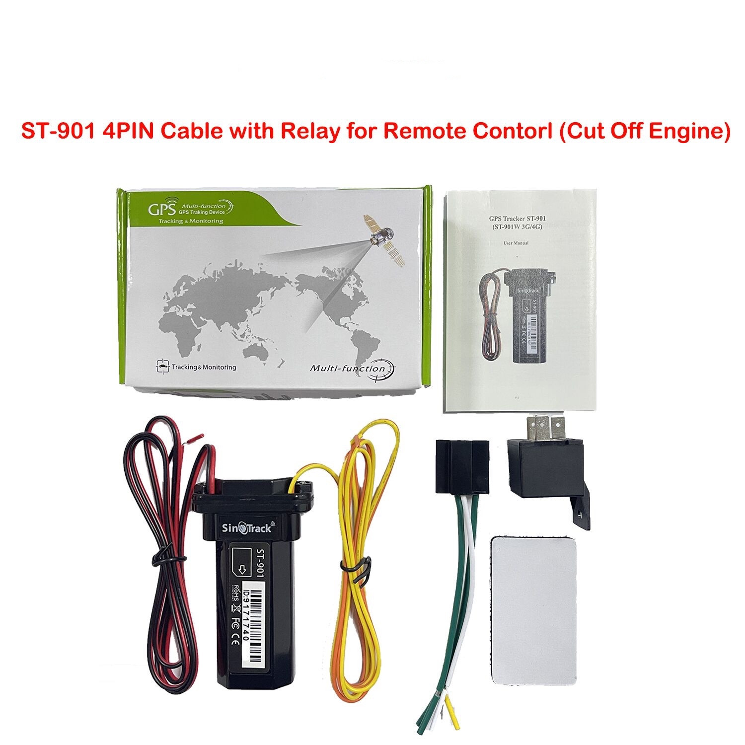Buy Sinotrack Fleet Management Remote Control Vehicle St-901 4pin Gps ...