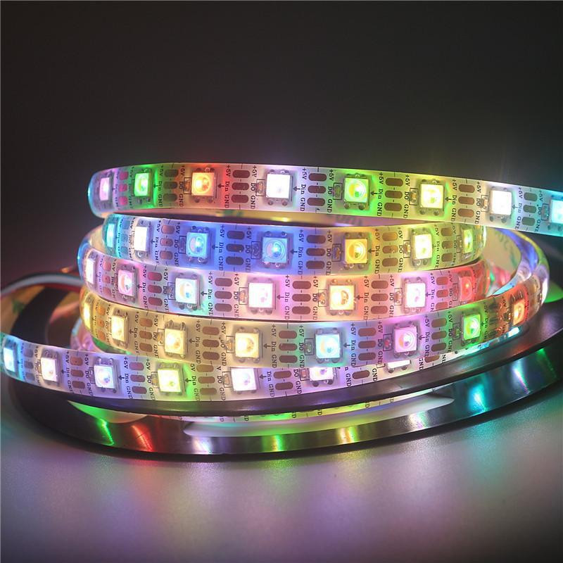 Buy Sk6812 Flex Led Strip Light 60-leds Rgbw Programmable Remote ...