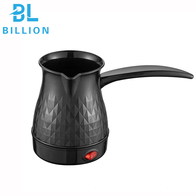 0.6l stainless steel collapsible handle 360 Degree Heating Electric Turkish  Coffee kettle turkey coffee maker