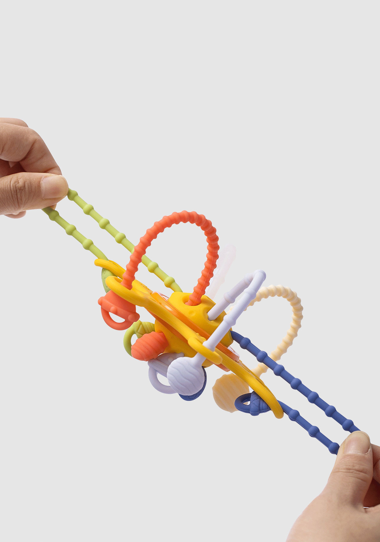 Buy Soft Silicone Pull String Toys Sensory Montessori Manhattan Ball ...