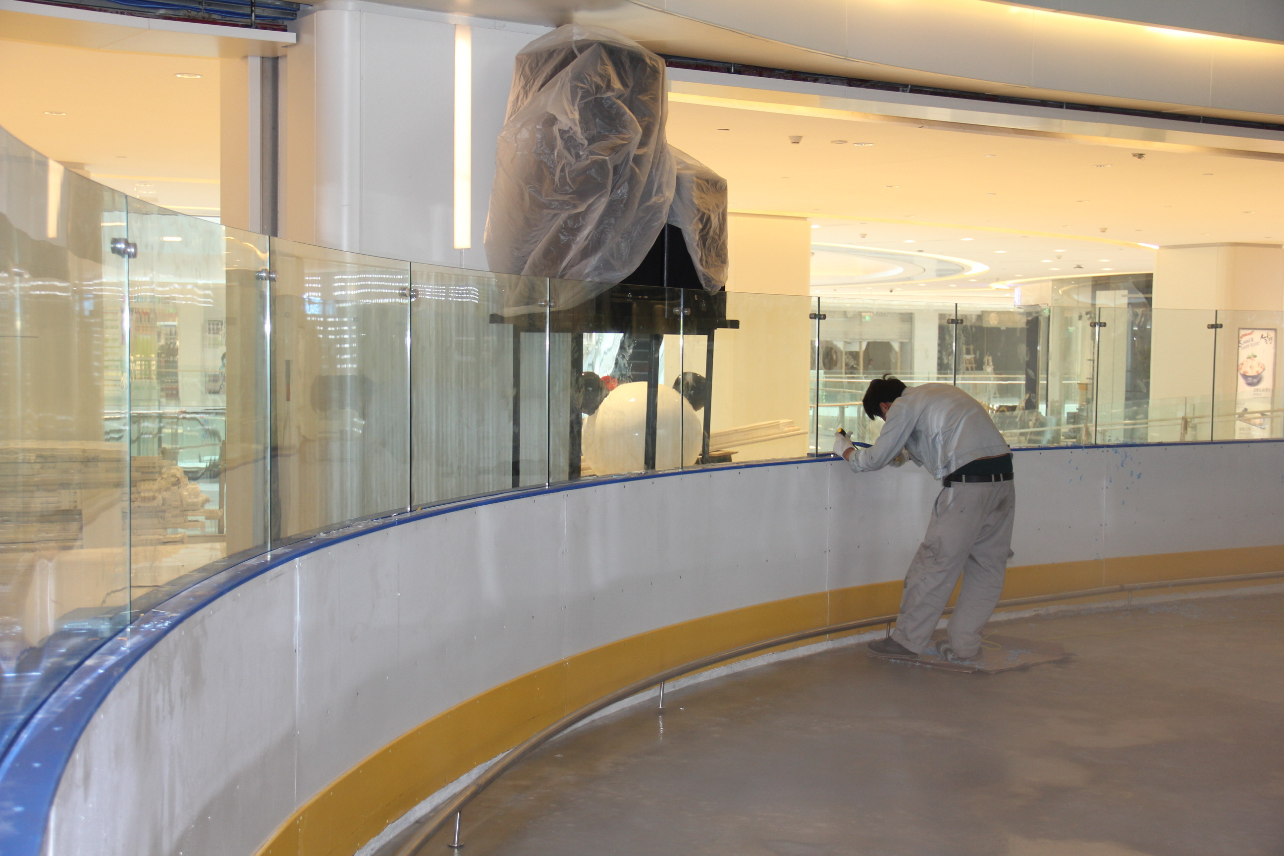 Buy Splendid Quality Hockey Rink Wall, Aluminium Frame Ice Dasher Board ...